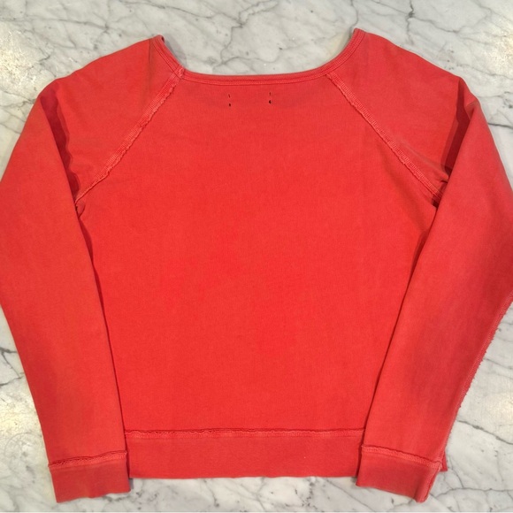 Elizabeth and James Textile “Los Angeles” salmon/pink crewneck sweater - Picture 3 of 6